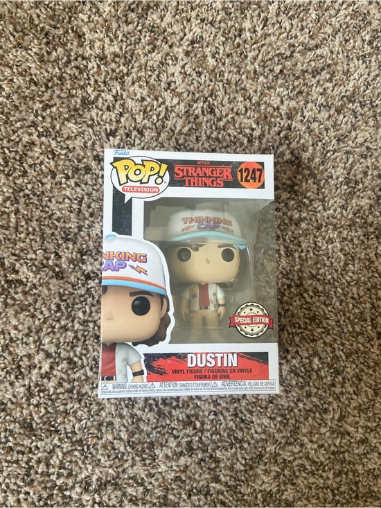 Funko Other - Funko Pop! Dustin in Thinking Cap — Special Edition